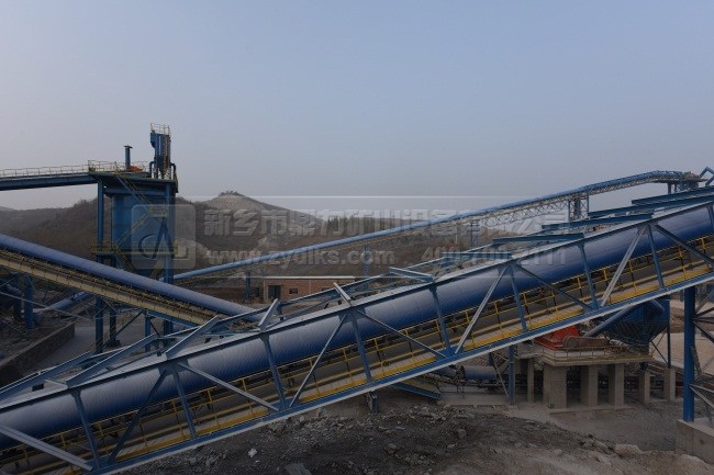 貴州六盤水石料生產(chǎn)現(xiàn)場(chǎng)